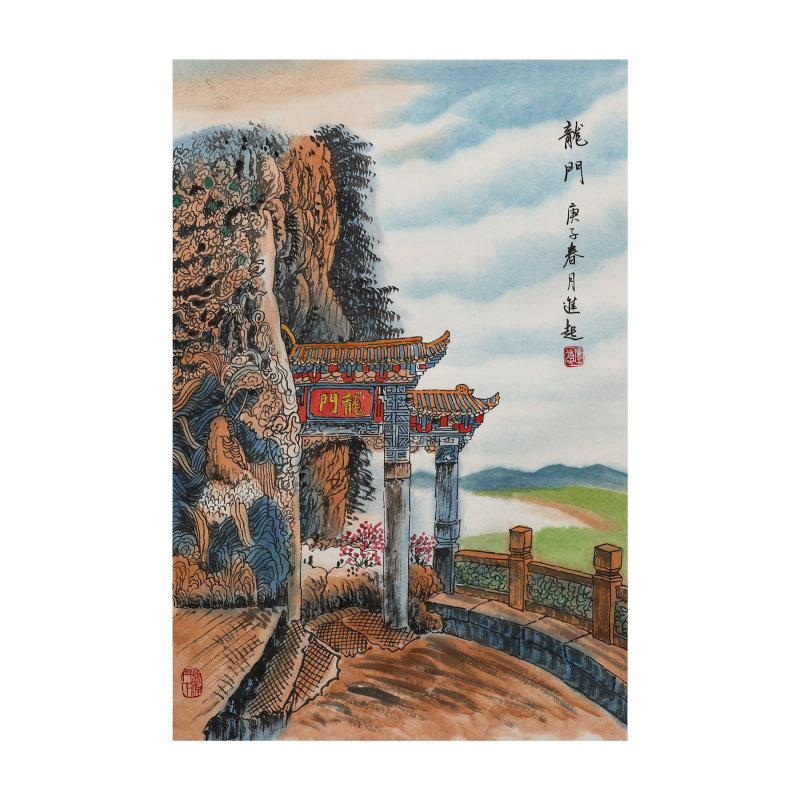 李进起 《秦淮河夜色》